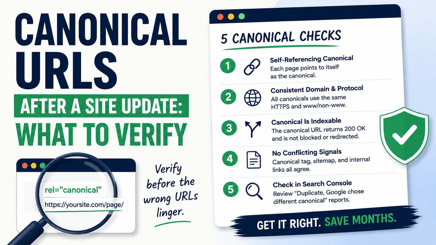 Canonical URLs After a Site Update: What to Verify